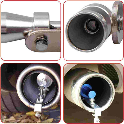 🔥Medium Universal Turbo Sound Noise Exhaust Muffler Pipe Whistle Valve🚗💨